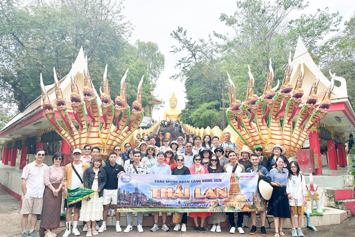 Đoàn khách Cảng Lotus tham quan Thái Lan