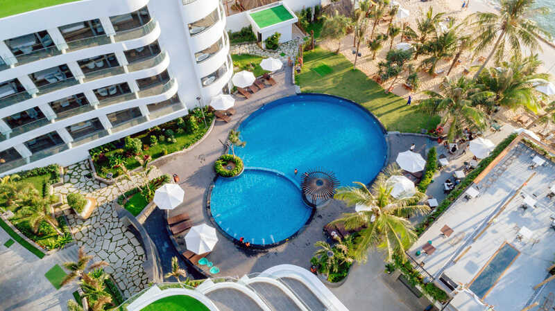 Hồ bơi khách Sạn Sunset Beach Hồ bơi khách Sạn Sunset Beach
