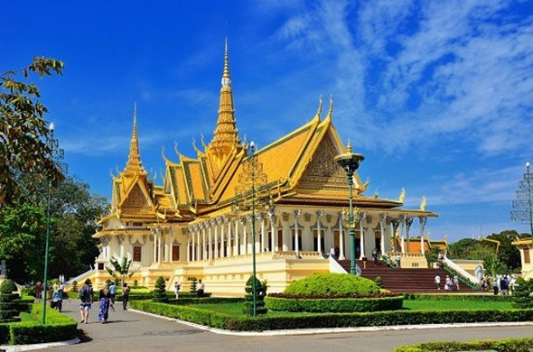 Những điểm tham quan lý tưởng tại Phnom Pênh - Hoàng cung Campuchia