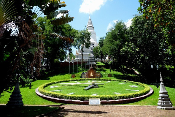 Những điểm tham quan lý tưởng tại Phnom Pênh - Chùa Wat Phnom