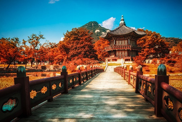 Du lịch Hàn Quốc vào mùa thu - Cung Điện Gyeongbokgung – Seoul