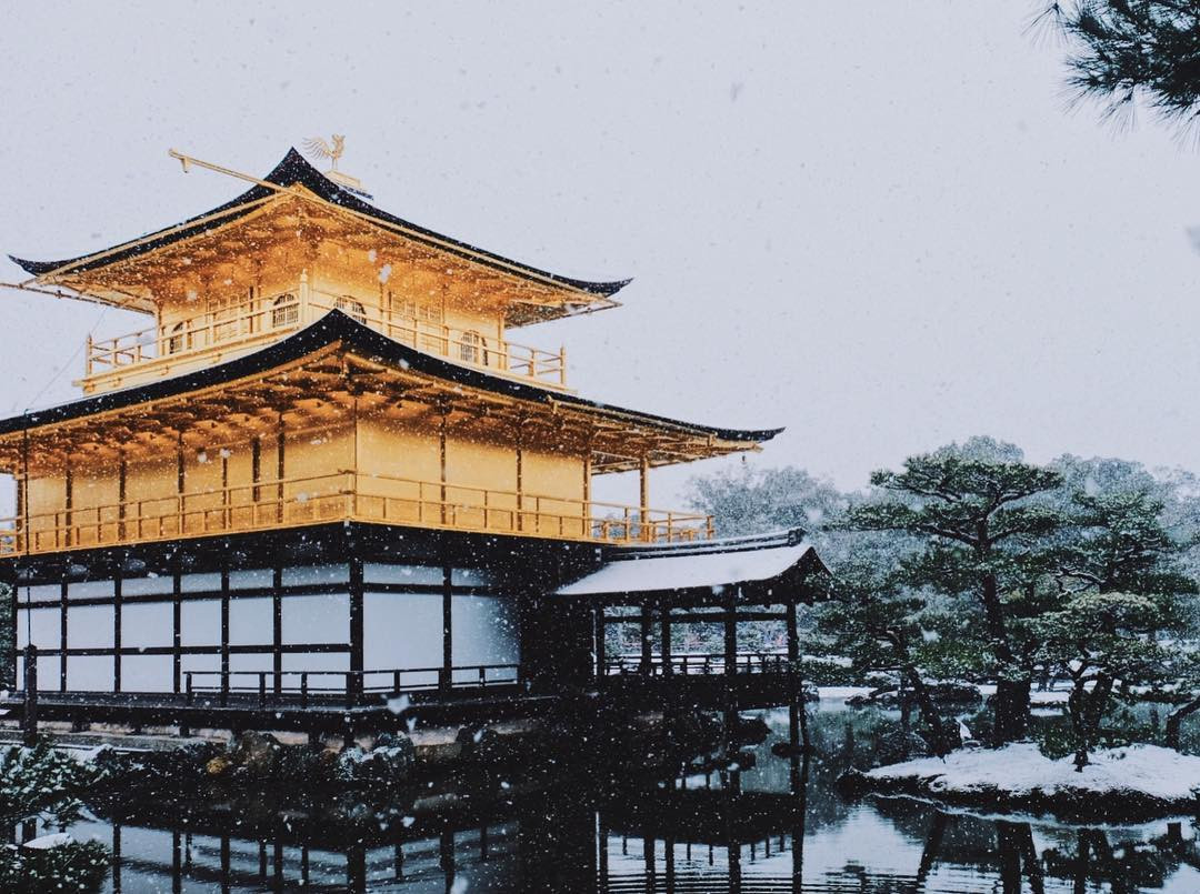 Độc đáo ngôi chùa vàng Kinkakuji qua bốn mùa ở Nhật Bản - ảnh 14