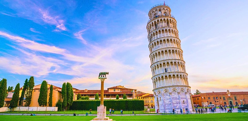 Tháp nghiêng Pisa - vẻ đẹp nghiêng độc đáo