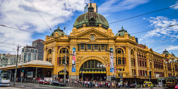 Những Điểm Đến Lý Tưởng Tại Melbourne - Nhà Ga Flinder