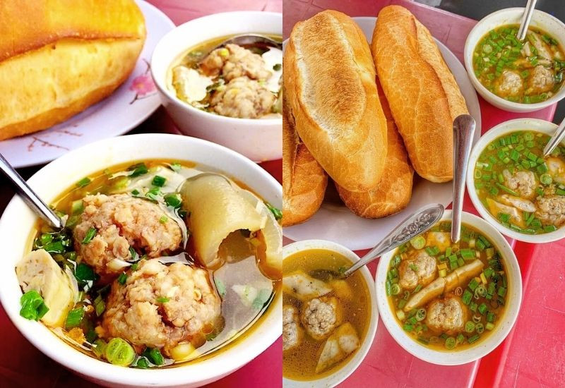 Bánh mì xíu mại - Độc đáo ẩm thực xứ ngàn hoa Bánh mì xíu mại - Độc đáo ẩm thực xứ ngàn hoa