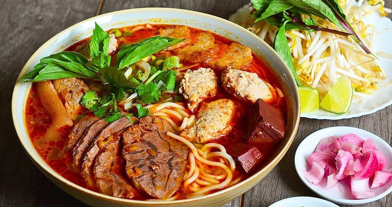 Món Bún Bò Huế ngon đậm vị