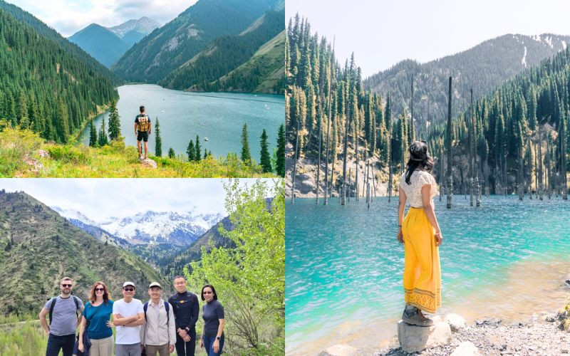 Du khách hòa mình vào vẻ đẹp Kazakhstan
