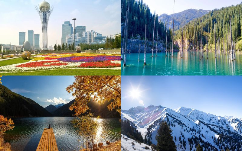 Kazakhstan thay đổi diện mạo qua bốn mùa