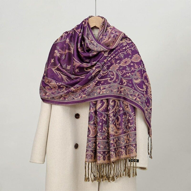 Khăn choàng Pashmina ấm áp mùa đông