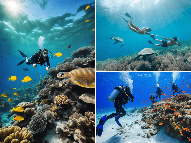 Lặn biển ngắm san hô là trải nghiệm thú vị nên thử khi đến đảo Bali