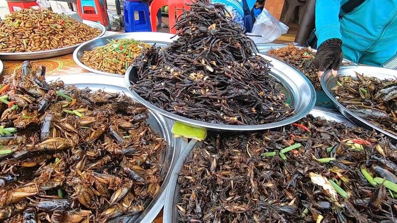 Những món ăn làm từ côn trùng 