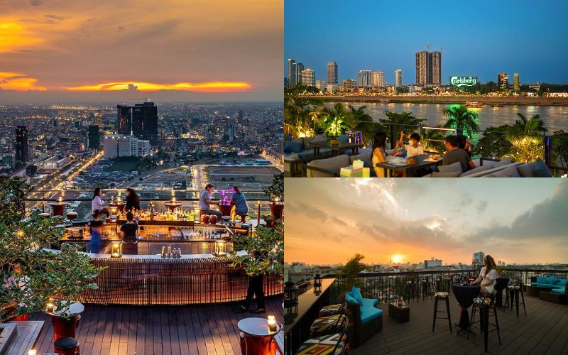 Rooftop bar ở Phnom Penh - Sống động trên từng ánh đèn 