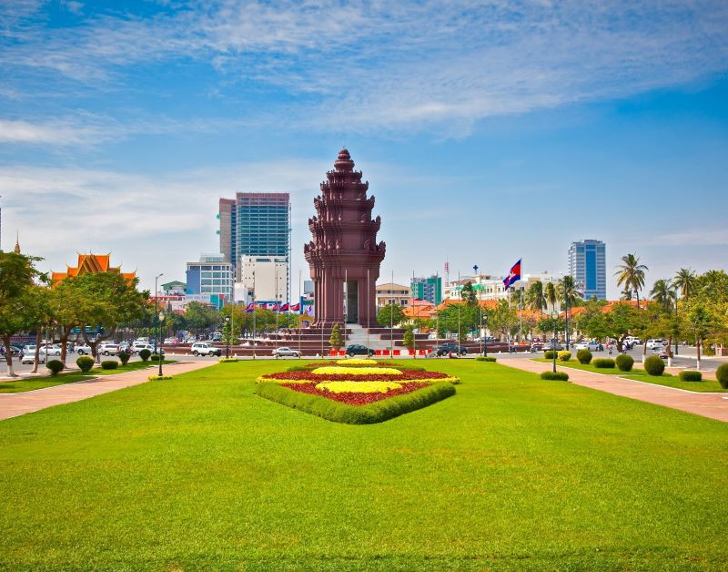 Check-in tượng đài Độc lập Phnom Penh