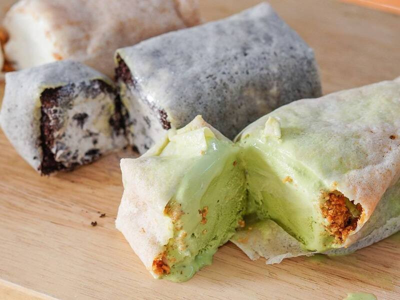 Kem kẹo cuộn đậu phộng - món ăn phổ biến ở Đài Loan