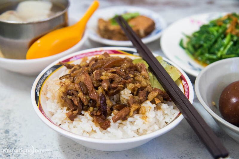 Món cơm rang thịt của nhà hàng Jin Feng Minced Pork Rice