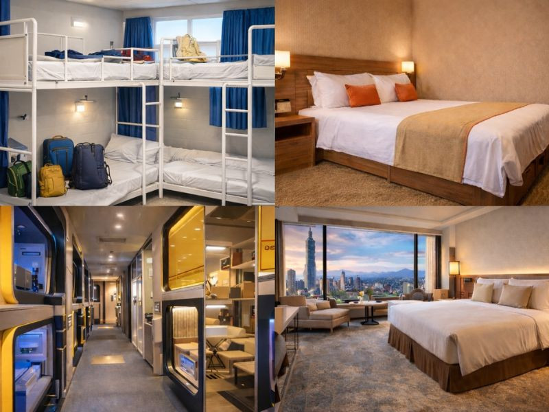 Mức giá khách sạn phụ thuộc vào vị trí, mùa du lịch và loại phòng 