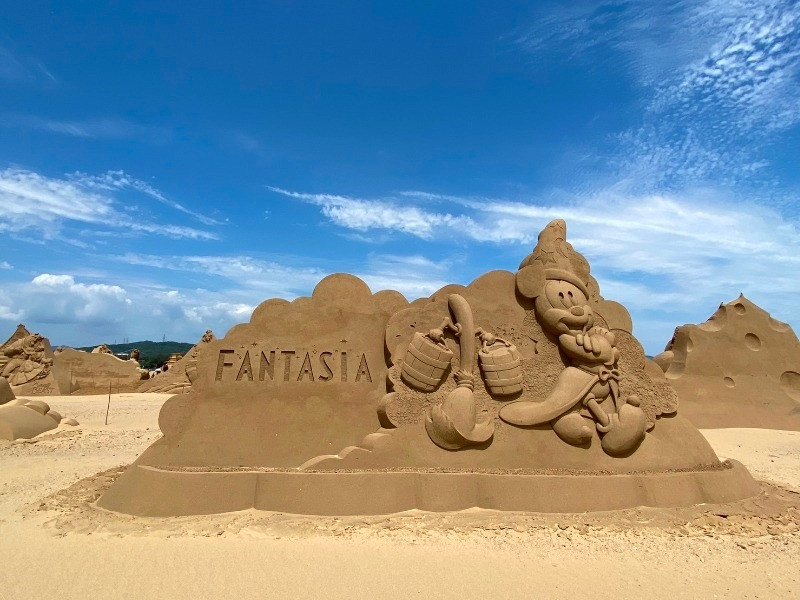 Lễ hội điêu khắc cát hàng năm tại Fulong