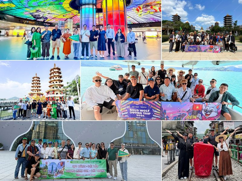 Các đoàn khách rất chuộng khám phá Đài Loan cùng Đất Việt Tour (Ảnh: Đất Việt Tour)