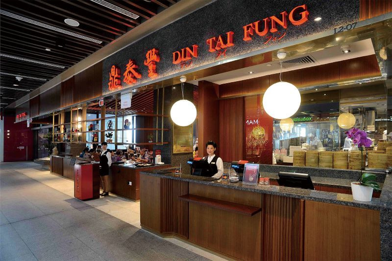 Không gian nhà hàng Din Tai Fung 