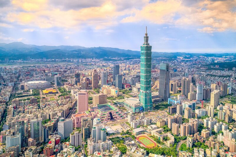 Hình ảnh Đài Loan từ trên cao