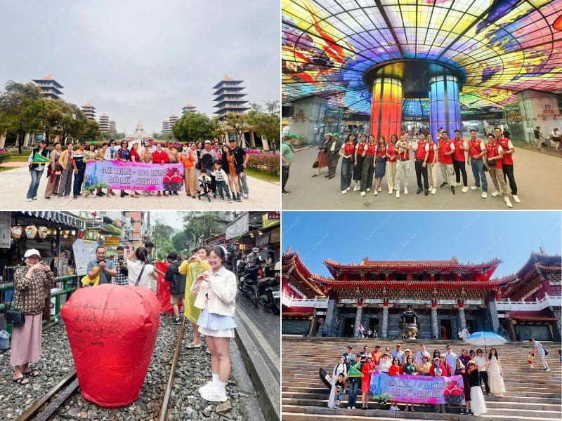 Vi vu khắp chốn Đài Loan cùng Đất Việt Tour
