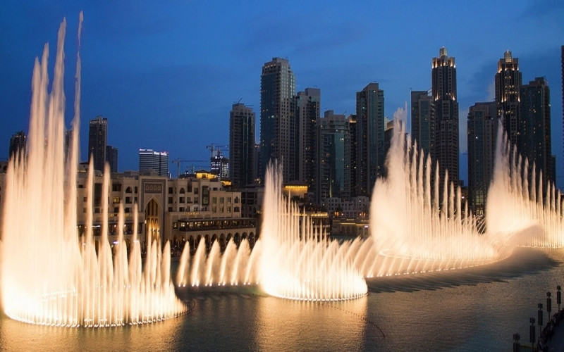 Đài phun nước Dubai Đài phun nước Dubai