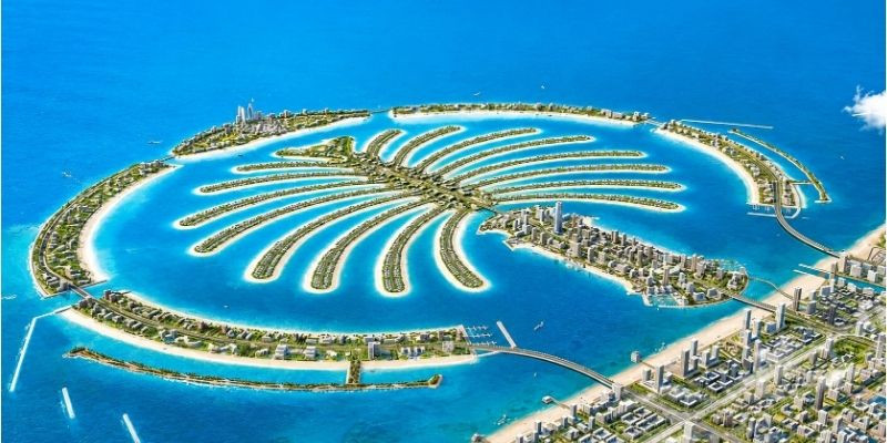 Quần đảo nhân tạo hình cây cọ địa điểm tham quan nổi tiếng ở Dubai 