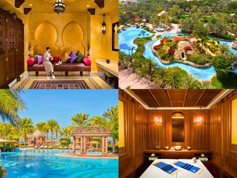 Trải nghiệm spa, tắm bể bơi cực sang trọng ở Emirates Palace 
