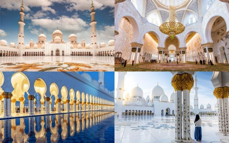 Thánh đường Sheikh Zayed nổi tiếng tại Dubai 