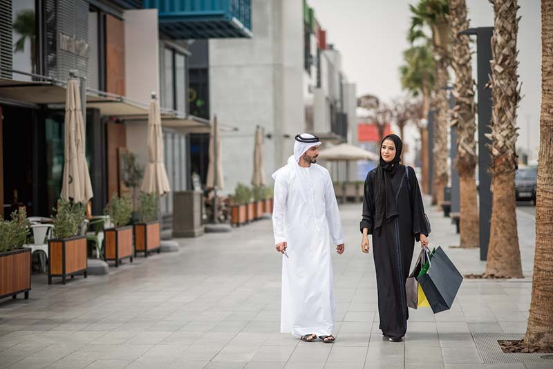 Trang phục kín đáo của người Dubai