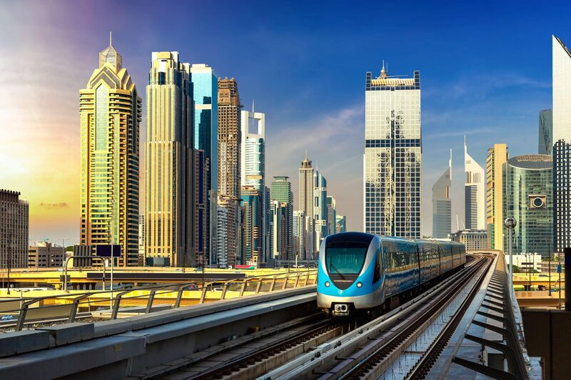 Tàu điện ngầm ở Dubai
