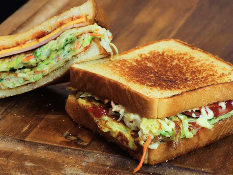 Bánh mì kẹp trứng kiểu Hàn