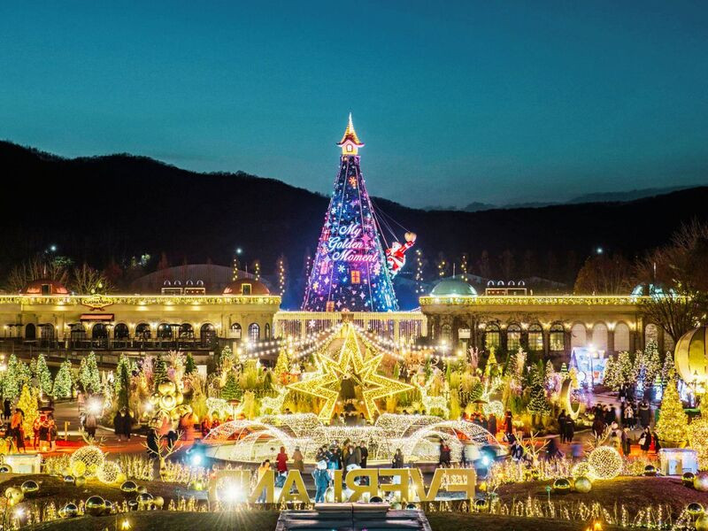 Du lịch Hàn Quốc mùa đông - Lễ hội giáng sinh tại everland