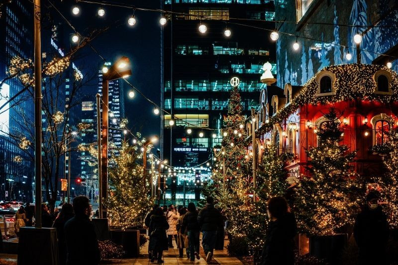 Giáng sinh ở Gangnam, Hàn Quốc Giáng sinh ở Gangnam, Hàn Quốc