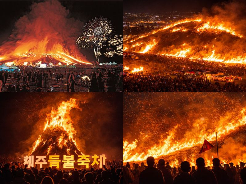 Lễ hội lửa Jeju mang đậm bản sắc