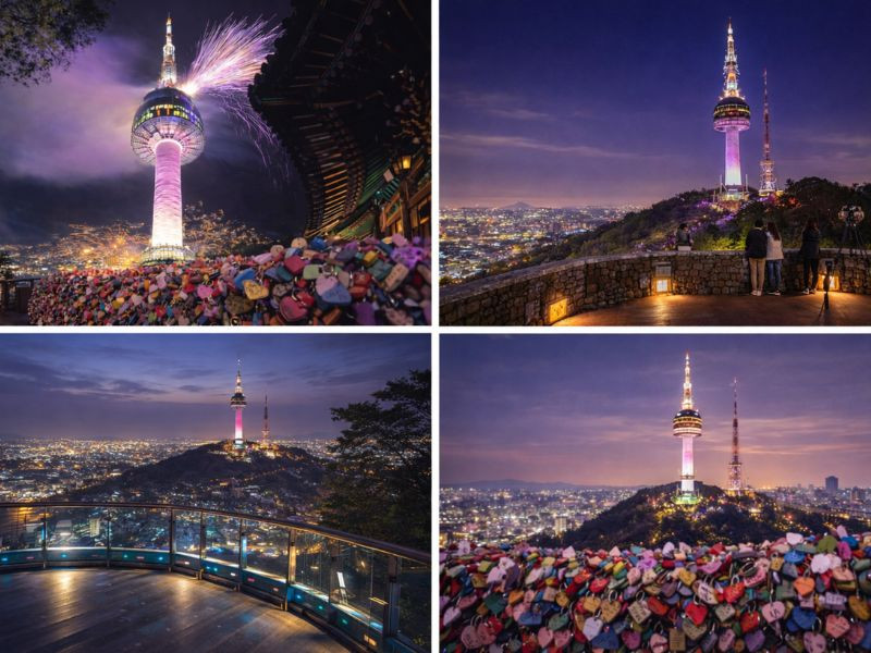 Tháp Namsan, nơi ngắm trọn Seoul