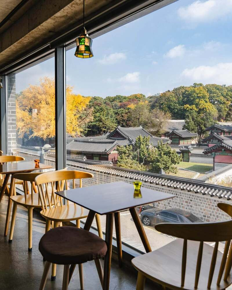 cảnh đầu thu Cafe SangGuk (Ảnh sưu tầm)