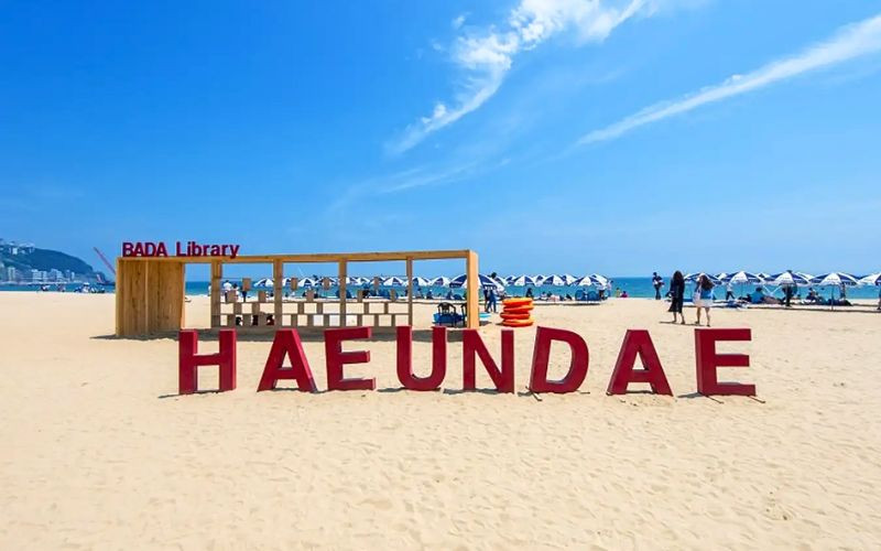 Bãi biển Haeundae ở Busan