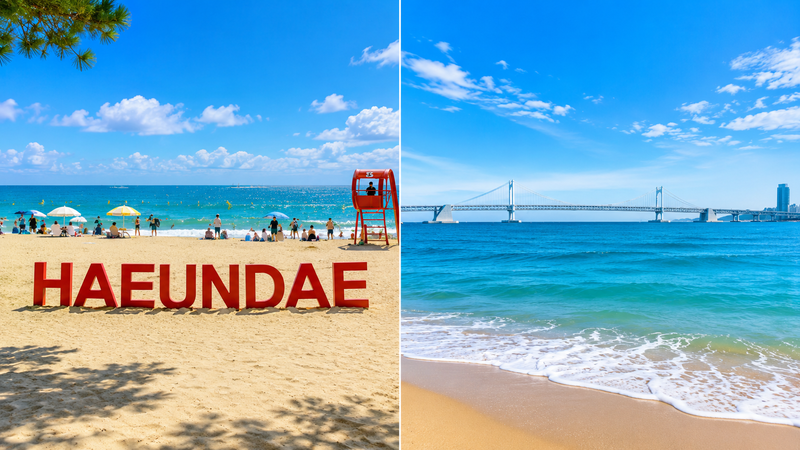 biển Haeundae và Gwangalli biển Haeundae và Gwangalli