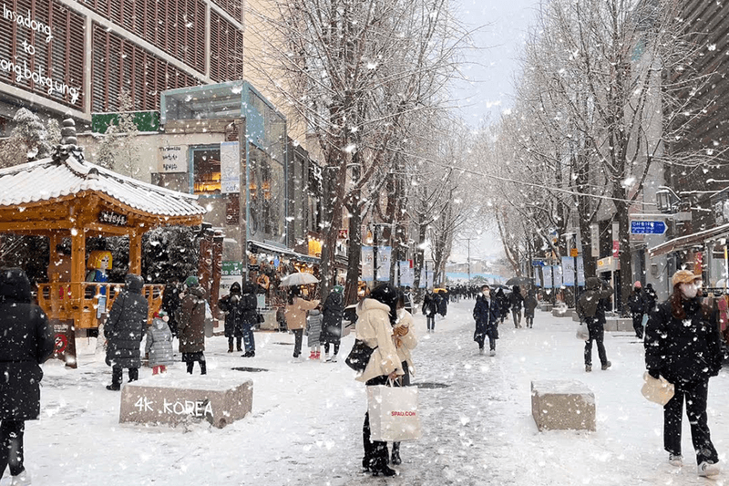 Check-in Seoul mùa tuyết trải nghiệm khó quên