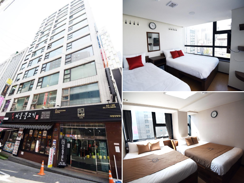 57 Myeongdong Hostel - Khách sạn giá bình dân tại Seoul Hàn Quốc 