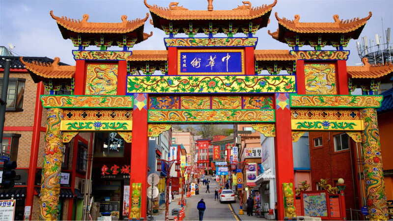 Khu phố tàu Incheon tàu sầm uất tại Hàn Quốc 