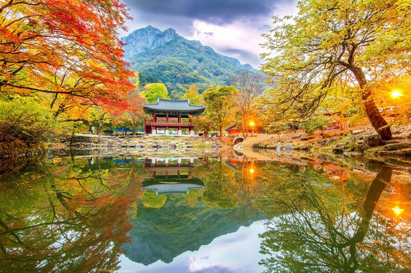 Núi Naejangsan mùa thu
