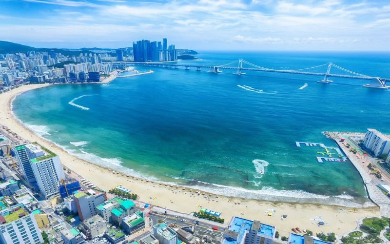 Bãi biển haeundae Busan