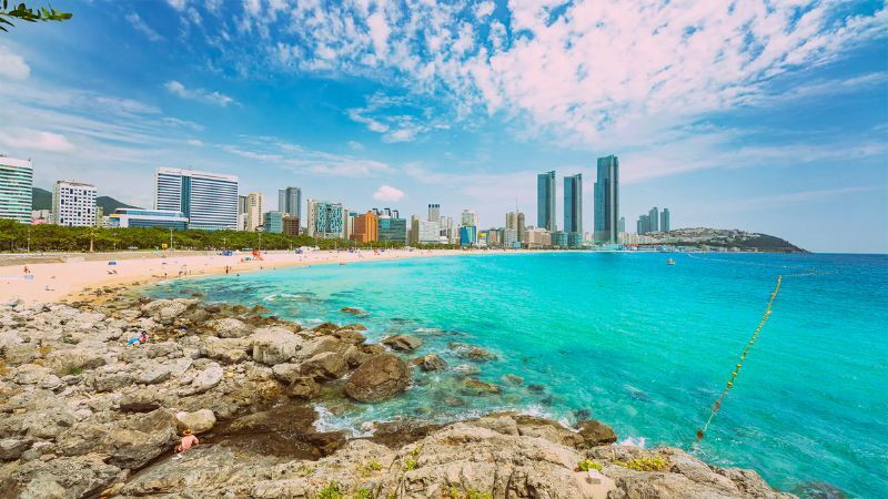 Tận hưởng thiên đường mùa hè ngay tại biển Haeundae 