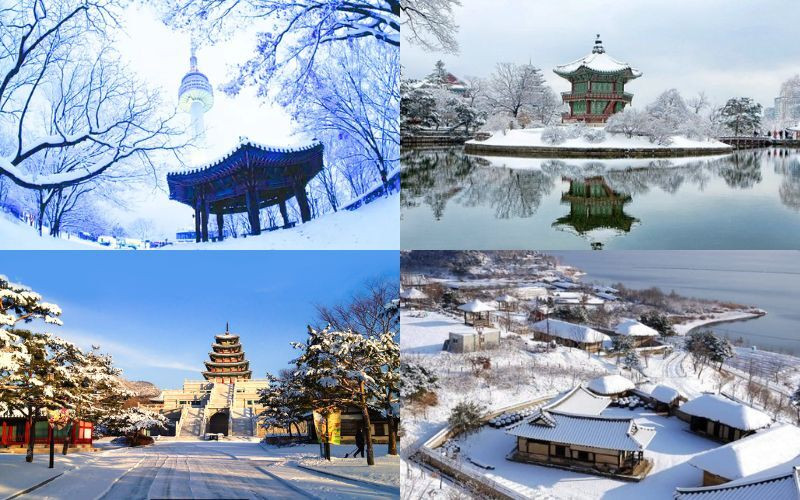 Tháng 12 Hàn Quốc thời điểm vàng ngắm tuyết 