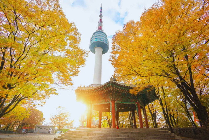 Tháp Namsan mùa thu