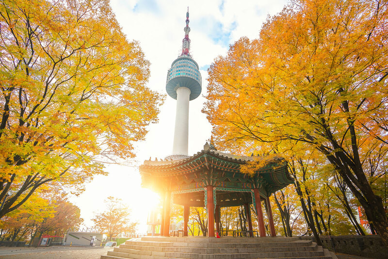Thời tiết mùa lá vàng Hàn Quốc
