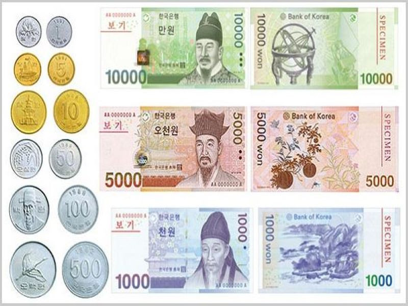 Tiền mặt Hàn Quốc
