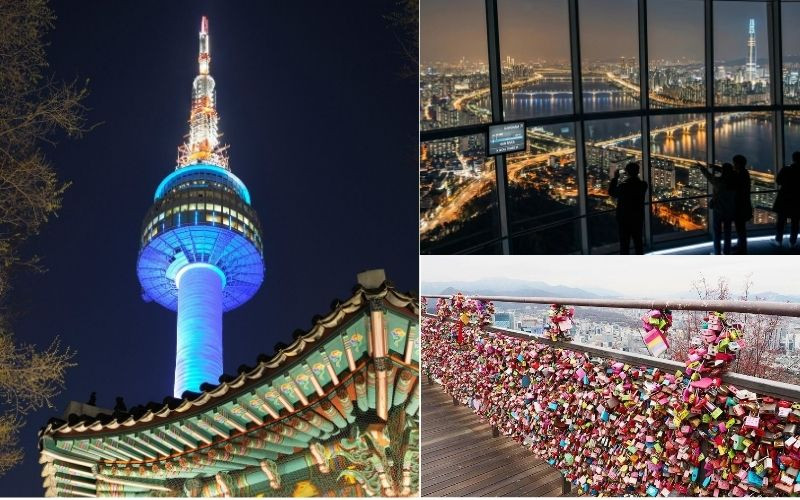 Tháp N Seoul – biểu tượng của thủ đô Seoul Tháp N Seoul – biểu tượng của thủ đô Seoul